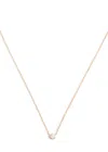 Sandralexandra Essential Crystal Charm 18kt Gold-plated Necklace In Gold
