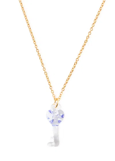 Sandralexandra Key 18kt Gold-plated Necklace