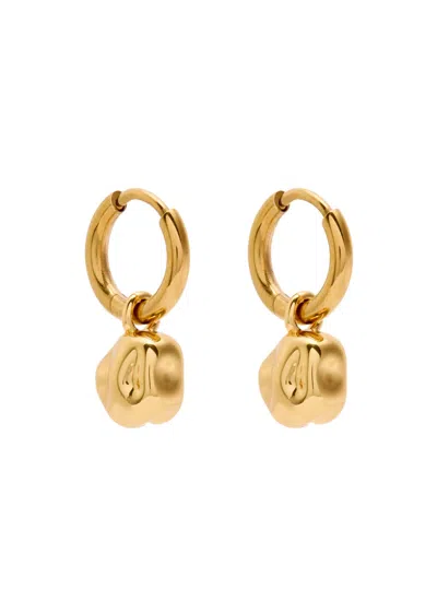 Sandralexandra Pebble Mini 18kt Gold-plated Hoop Earrings