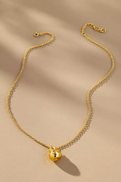 Sandralexandra Pomegranate Pendant Necklace In Gold