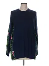 Sandrine Rose Wool Pullover Sweater In Blue