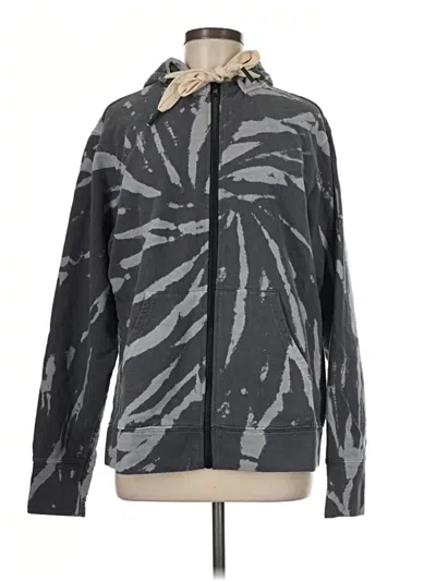 Sandrine Rose Zip Up Hoodie In Black