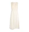 Sandro 2-in-1 Pleated Mini Dress In Beige