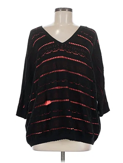 Pre-owned Sandro 3/4 Sleeve T-shirt In Black