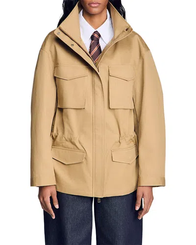 SANDRO ADJUSTABLE WAIST JACKET