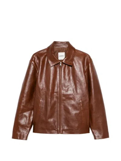 Sandro Ales Jacket In Brown