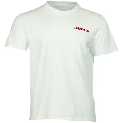 Sandro Amour Logo T-shirt In White Cotton