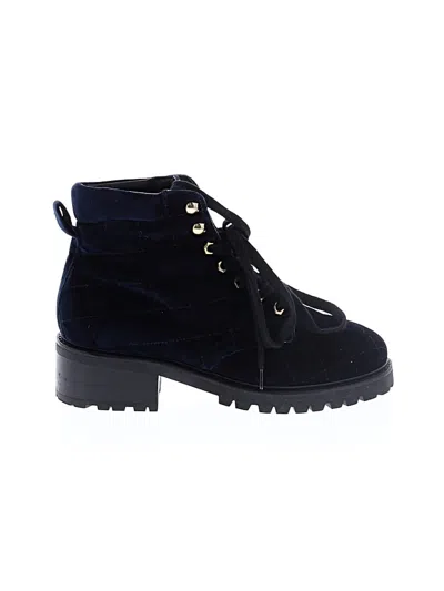 Pre-owned Sandro Ankle Boots In Blue