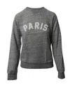 Sandro Appliqué Sweatshirt In Grey Cotton In Gray