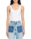 Sandro Astrale Tank Top In Naturels