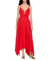 Sandro Asymmetric Maxi Dress In Multi
