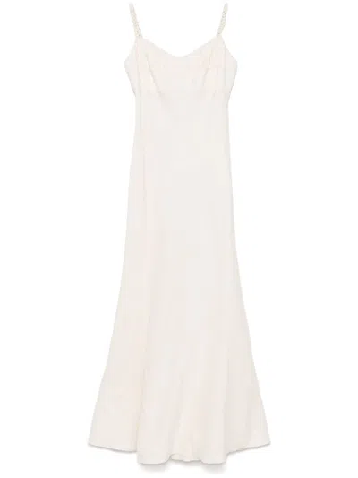 SANDRO STRAP-DETAIL MAXI DRESS