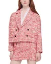 Sandro Avila Suit Blazer In Red