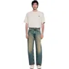 Sandro Baggy Jeans In Blue