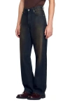 Sandro Baggy Fit Jeans In Moka In Moka.