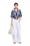Sandro Bandana-print Floaty Trousers