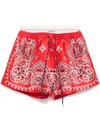 Sandro Bandana-print Shorts In Red