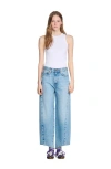 Sandro Barrel Jeans In Blue