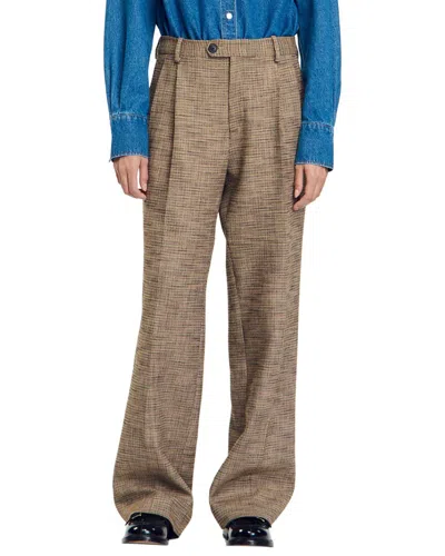 Sandro Basic Pant In G023-marron