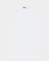Sandro Basics Ribbed Cotton Tank Top In White