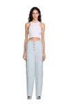 Sandro Oasis Embellished Racerback Tank Top In White