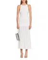 Sandro Beaded Dress In White