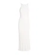 Sandro Beaded Maxi Dress In White