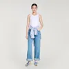 Sandro Womens White Beaded-trim Cotton-jersey Vest Top In White