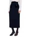 SANDRO BECK VELVET TWEED MAXI SKIRT