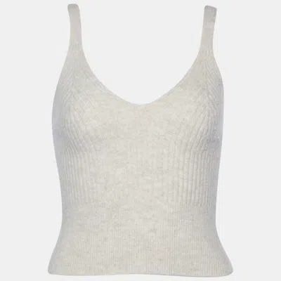Pre-owned Sandro Beige Wool V-neck Tank Top S