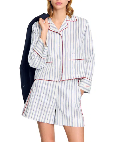 SANDRO STRIPED SHIRT