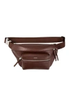 Sandro Crossbody Belt Bag In Black Brown