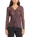 Sandro Bethanie Top In Black