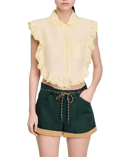 SANDRO BIB SHIRT