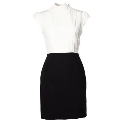 Pre-owned Sandro , Black And White Pencil Dress