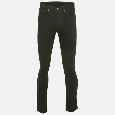 Pre-owned Sandro Black Denim Slim-fit Jeans M Waist 31"