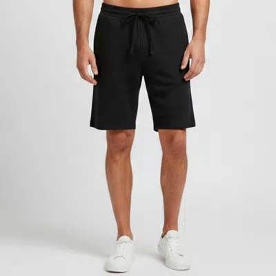 Pre-owned Sandro Black Jersey Drawstring Short Pants L