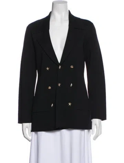 Pre-owned Sandro Blazer In Black