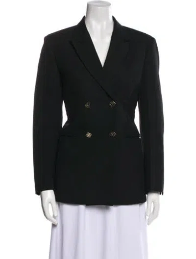 Pre-owned Sandro Blazer In Black