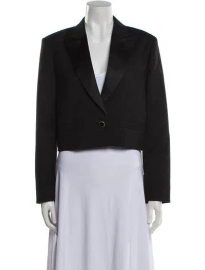 Pre-owned Sandro Blazer In Black