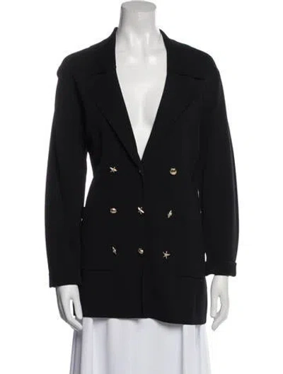 Pre-owned Sandro Blazer In Black