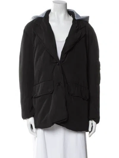 Pre-owned Sandro Blazer In Black