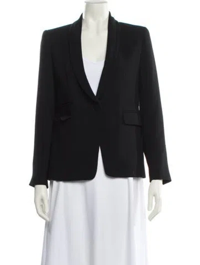 Pre-owned Sandro Blazer In Black