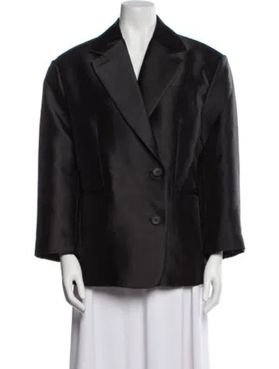 Pre-owned Sandro Blazer In Black