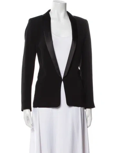 Pre-owned Sandro Blazer In Black
