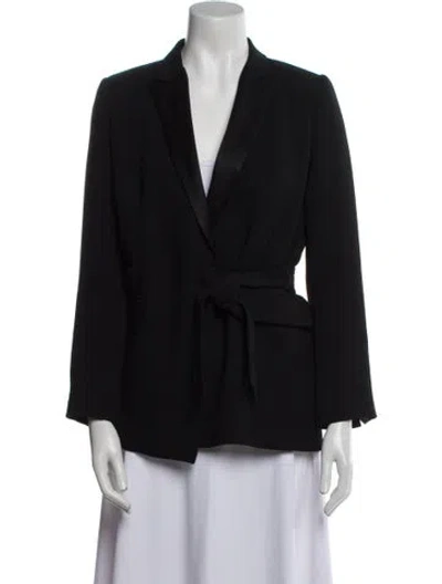 Pre-owned Sandro Blazer In Black
