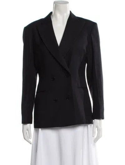 Pre-owned Sandro Blazer In Black