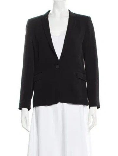 Pre-owned Sandro Blazer In Black