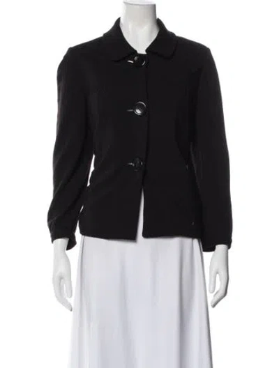 Pre-owned Sandro Blazer In Black