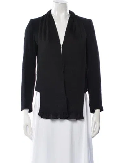 Pre-owned Sandro Blazer In Black